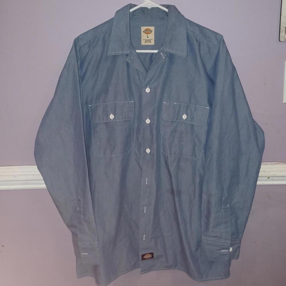 Dickies blue dress shirt